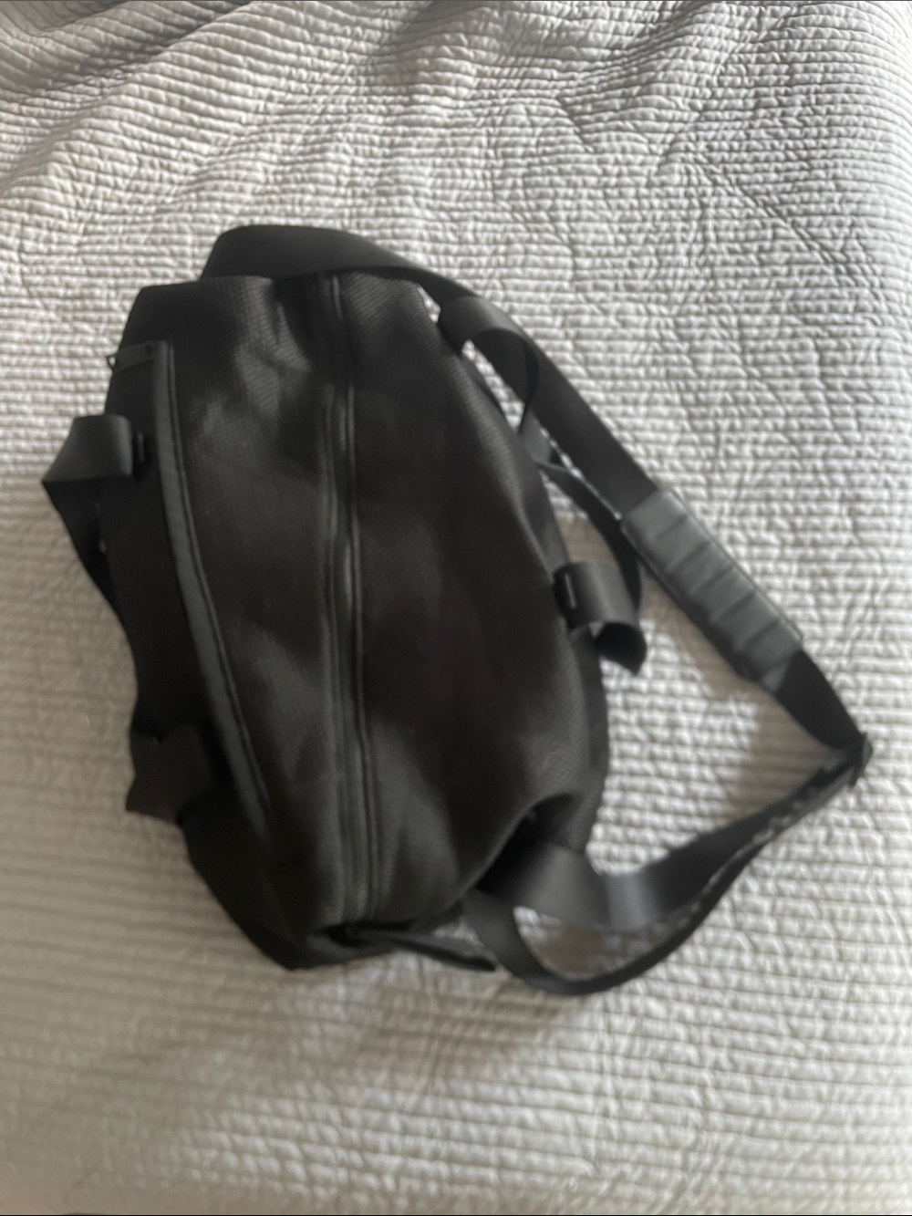 lululemon athletica Black Gym Bag with Adjustable Strap